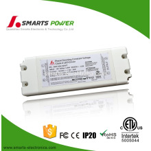 ETL FCC listed high stability dimmable power supplies 12v/24v 24w triac dimmable led driver